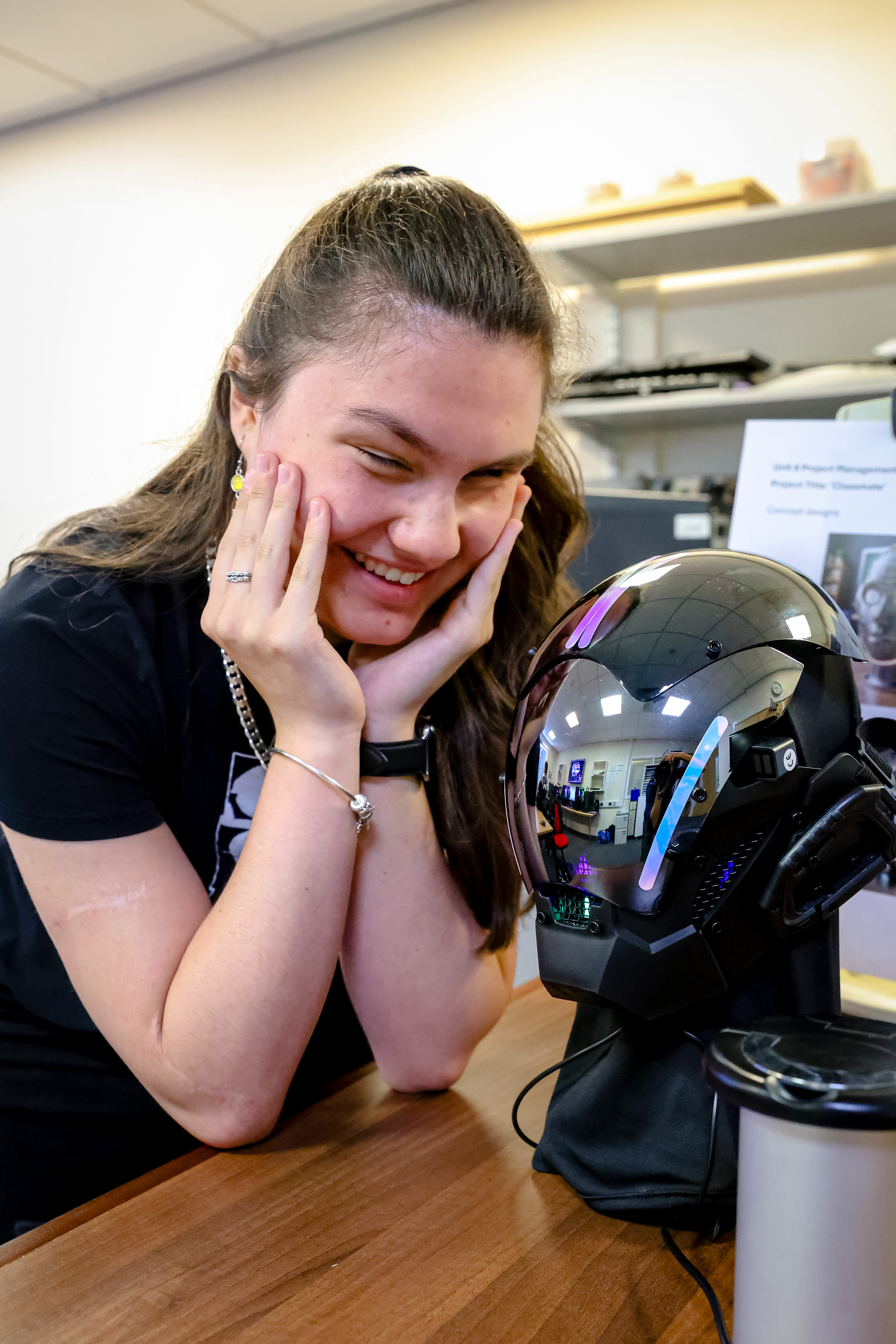 College IT students build AI robot to help with exam revision